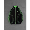 NEON AD OVERSİZE 3 İPLİK PAMUKLU HIRKA SİYAH