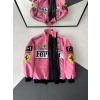 FUL BASKI FRR BOMBER CEKET PEMBE