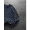 FUL PAMUKLU A+ KALİTE YIKAMALI SWEAT GRİ