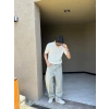 FULL BAGGY GRJ KOT PANTOLON KREM