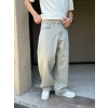 FULL BAGGY GRJ KOT PANTOLON KREM