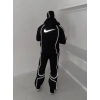 FULL REFLEKTÖR BİYE NK OVERSİZE 3 İPLİK PAMUKLU TAKIM SİYAH