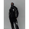 FULL REFLEKTÖR BİYE TRAPS OVERSİZE 3 İPLİK PAMUKLU TAKIM SİYAH