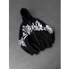 GRAFİTİ 3 İPLİK PAMUKLU OVERSİZE HIRKA SİYAH