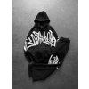 GRAFİTİ 3 İPLİK PAMUKLU OVERSİZE TAKIM SİYAH