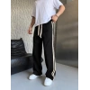 HASIR ŞERİT BAGGY EŞOFMAN ALTI SİYAH
