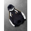 İTALY SERİTLİ 3 İPLİK KAPÜŞONLU SWEAT SİYAH