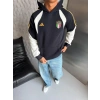 İTALY SERİTLİ 3 İPLİK KAPÜŞONLU SWEAT SİYAH