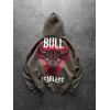 KAPÜŞON BULLS BASKI OVERSİZE 3 İPLİK SWEAT ANTRASİT