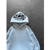 KAPÜŞON NAKIŞLI 3 İPLİK PAMUKLU KUMAŞ OVERSİZE STW SWEAT BEBEMAVİ