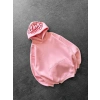 KAPÜŞON NAKIŞLI 3 İPLİK PAMUKLU KUMAŞ OVERSİZE STW SWEAT PEMBE