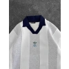 MORİNHO NAKIŞ 3 İPLİK PAMUKLU YAKALI SWEAT BEYAZ