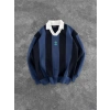 MORİNHO NAKIŞ 3 İPLİK PAMUKLU YAKALI SWEAT LACİ
