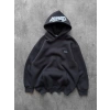 NAKIŞLI 3 İPLİK PAMUKLU KUMAŞ OVERSİZE STW SWEAT ANTRASİT