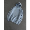 NAKIŞLI 3 İPLİK PAMUKLU KUMAŞ OVERSİZE STW SWEAT BEBEMAVİ