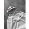 NAKIŞLI 3 İPLİK PAMUKLU KUMAŞ OVERSİZE STW SWEAT BEYAZ
