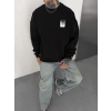 NF CLS 3 İPLİK ŞARDONLU SWEAT SİYAH