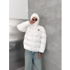 NK BASKILI FULL ELYAF DOLUM YÜKSEK CEP MONT BEYAZ