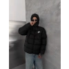 NK BASKILI FULL ELYAF DOLUM YÜKSEK CEP MONT SİYAH