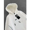 NK KALIN PUNTO 3 İPLİK KAPÜŞONLU SWEAT BEYAZ