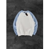 NK KOL PARCALI 3 İPLİK PAMUKLU SWEAT BEBEMAVİ