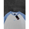 NK KOL PARCALI 3 İPLİK PAMUKLU SWEAT BEBEMAVİ