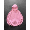 NK NAKIŞ BOYUNLU PAMUKLU HIRKA PEMBE