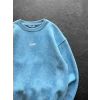 STW YIKAMA 3 İPLİK ŞARDONLU BİSİKLET YAKA SWEAT BEBEMAVİ