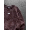 STW YIKAMA 3 İPLİK ŞARDONLU BİSİKLET YAKA SWEAT KAHVE