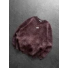STW YIKAMA 3 İPLİK ŞARDONLU BİSİKLET YAKA SWEAT KAHVE