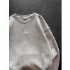 STW YIKAMA 3 İPLİK ŞARDONLU BİSİKLET YAKA SWEAT KREM