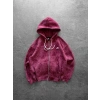 NK YIKAMA 3 İPLİK ŞARDONLU HIRKA BORDO