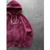 NK YIKAMA 3 İPLİK ŞARDONLU HIRKA BORDO
