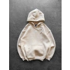 NK YIKAMA 3 İPLİK ŞARDONLU KAPÜŞONLU SWEAT KREM
