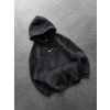 NK YIKAMA 3 İPLİK ŞARDONLU KAPÜŞONLU SWEAT SİYAH