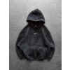 NK YIKAMA 3 İPLİK ŞARDONLU KAPÜŞONLU SWEAT SİYAH