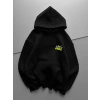 ÖZEL SERİ NK YARI REFLEKTÖRLÜ OVERSİZE KAPÜŞONLU SWEAT SİYAH