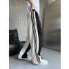 ÖZEL TASARIM ÇİFT RENK EŞOFMAN ALTI SİYAHA BEYAZ