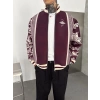 PARİS PANDA KUMAŞ OVERSİZE CEKET BORDO