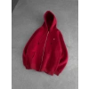 PLO 3 İPLİK PAMUKLU HIRKA KIRMIZI