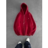 PLO 3 İPLİK PAMUKLU HIRKA KIRMIZI