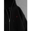 PLO 3 İPLİK PAMUKLU HIRKA SİYAH