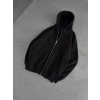 PLO 3 İPLİK PAMUKLU HIRKA SİYAH