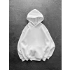PULLU KANAT 3 İPLİK PAMUKLU KUMAŞ SWEAT BEYAZ