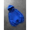 PULLU KANAT 3 İPLİK PAMUKLU KUMAŞ SWEAT MAVİ