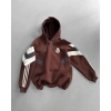 REAL MADRİD NAKIŞLI OVERSİZE SWEAT ACİ KAHVE