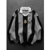 RM POLO YAKA KALIN ŞERİT OVERSİZE SWEAT GRİ