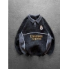 RM YIKAMA 3 İPLİK POLO YAKA SWEAT SİYAH