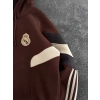 RMA 3 İPLİK PARCALI ŞARDONLU KAPÜŞONLU SWEAT ACI KAHVE