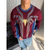 SPİDER 3 İPLİK PAMUKLU KUMAŞ SWEAT KIRMIZI